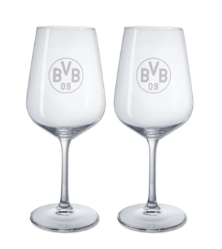 Borussia Dortmund - Weinglas im 2er-Set